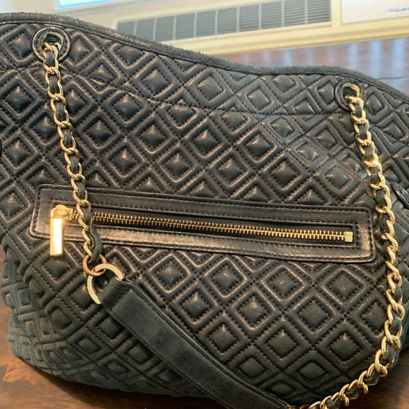 Tory Burch Marion Tote- Black - Picture 5 of 7